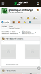 Mobile Screenshot of grotesque-lestrange.deviantart.com