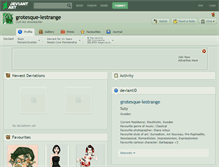 Tablet Screenshot of grotesque-lestrange.deviantart.com