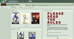 Desktop Screenshot of human-sonic-artists.deviantart.com