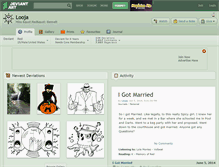 Tablet Screenshot of looja.deviantart.com