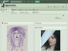 Tablet Screenshot of biggestzeldafan.deviantart.com