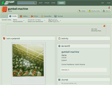 Tablet Screenshot of gumball-machine.deviantart.com