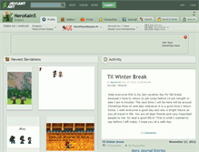 Tablet Screenshot of nerokain5.deviantart.com