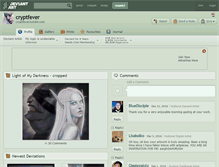 Tablet Screenshot of cryptfever.deviantart.com