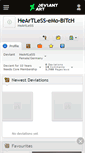Mobile Screenshot of heartless-emo-bitch.deviantart.com