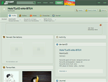 Tablet Screenshot of heartless-emo-bitch.deviantart.com
