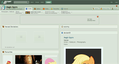 Desktop Screenshot of magic-spyro.deviantart.com