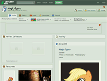 Tablet Screenshot of magic-spyro.deviantart.com