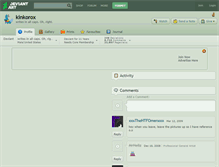 Tablet Screenshot of kinkorox.deviantart.com