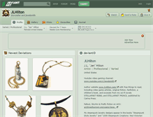 Tablet Screenshot of jlhilton.deviantart.com