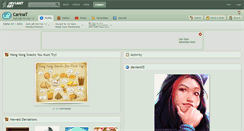 Desktop Screenshot of carinat.deviantart.com