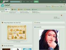 Tablet Screenshot of carinat.deviantart.com