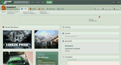 Desktop Screenshot of desaster6.deviantart.com