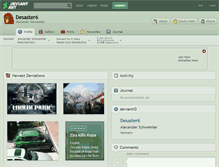 Tablet Screenshot of desaster6.deviantart.com
