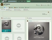 Tablet Screenshot of jeff-faerber.deviantart.com