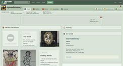 Desktop Screenshot of myrandomstory.deviantart.com