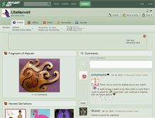 Tablet Screenshot of litamaxwell.deviantart.com