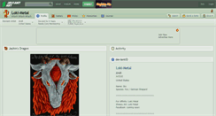 Desktop Screenshot of loki-metal.deviantart.com