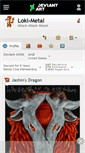 Mobile Screenshot of loki-metal.deviantart.com