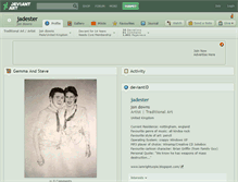 Tablet Screenshot of jadester.deviantart.com