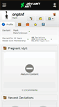Mobile Screenshot of onptnf.deviantart.com