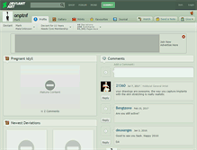 Tablet Screenshot of onptnf.deviantart.com