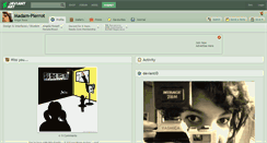 Desktop Screenshot of madam-pierrot.deviantart.com