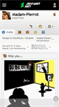 Mobile Screenshot of madam-pierrot.deviantart.com