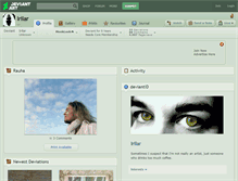 Tablet Screenshot of irilar.deviantart.com