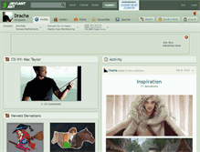 Tablet Screenshot of dracha.deviantart.com