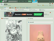 Tablet Screenshot of airinia.deviantart.com