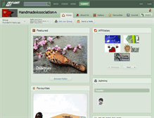 Tablet Screenshot of handmadeassociation.deviantart.com