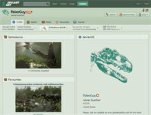 Tablet Screenshot of paleoguy.deviantart.com
