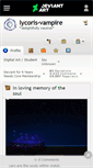 Mobile Screenshot of lycoris-vampire.deviantart.com