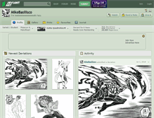 Tablet Screenshot of mikebasilisco.deviantart.com