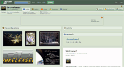 Desktop Screenshot of da-unreleased.deviantart.com