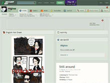 Tablet Screenshot of migime.deviantart.com