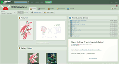 Desktop Screenshot of nintendogames.deviantart.com