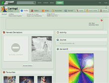 Tablet Screenshot of carringd.deviantart.com