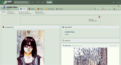 Desktop Screenshot of chatte-bleu.deviantart.com