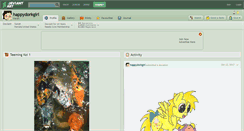 Desktop Screenshot of happydorkgirl.deviantart.com