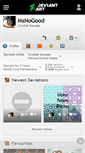 Mobile Screenshot of msnogood.deviantart.com