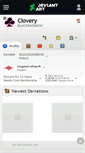 Mobile Screenshot of clovery.deviantart.com