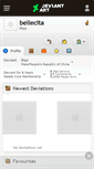 Mobile Screenshot of bellecita.deviantart.com