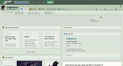 Desktop Screenshot of indigomouse.deviantart.com