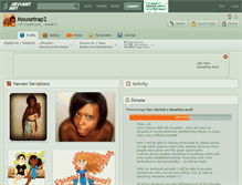 Tablet Screenshot of mousetrap2.deviantart.com
