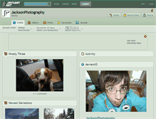 Tablet Screenshot of jacksonphotography.deviantart.com
