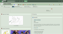 Desktop Screenshot of jessilovesgaga.deviantart.com