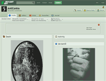 Tablet Screenshot of anticontra.deviantart.com