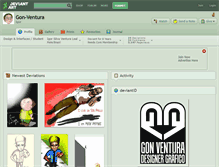 Tablet Screenshot of gon-ventura.deviantart.com